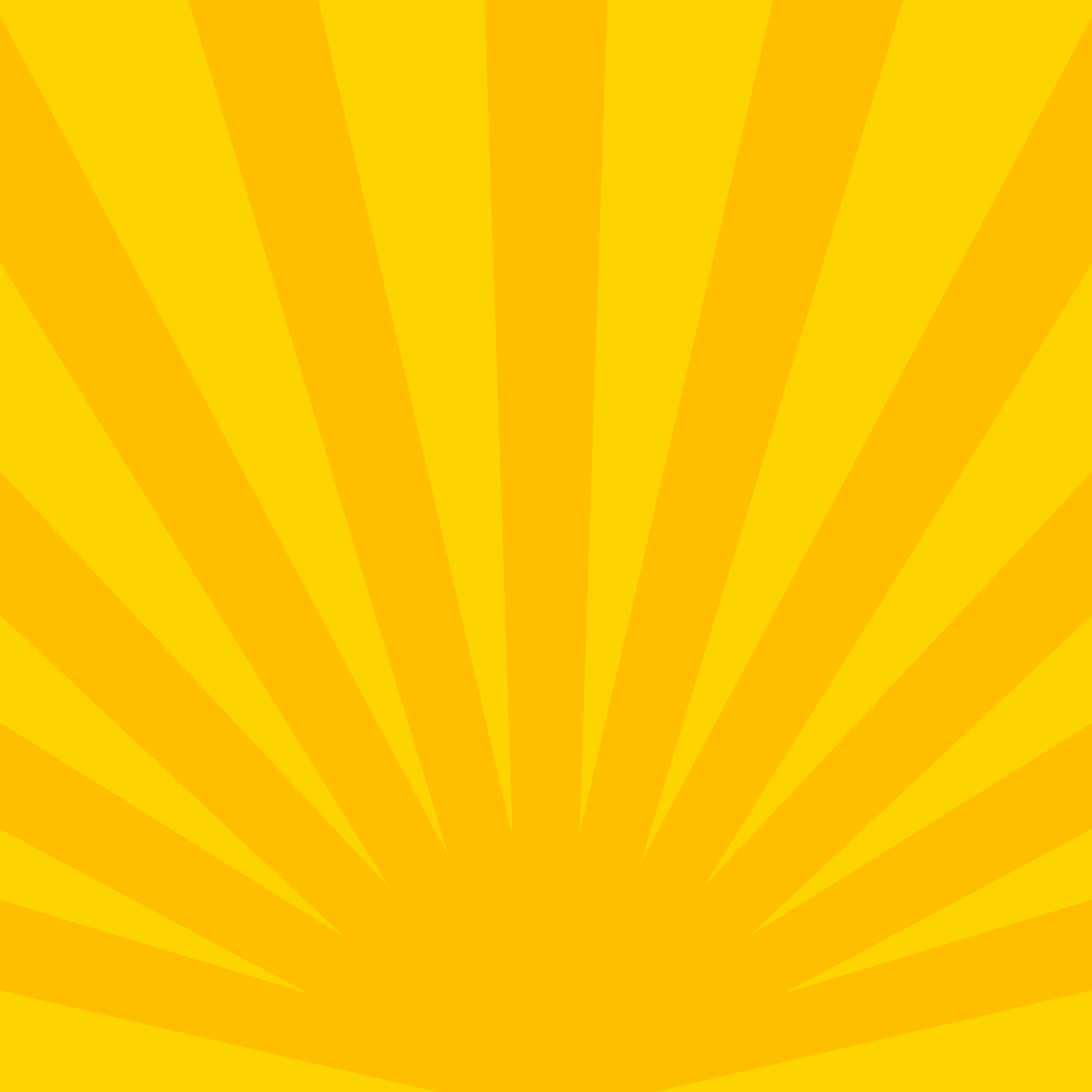 Yellow and Orange Sunburst Background